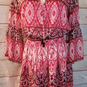 Vince Camuto Boho Bohemian Festival Summer Dress
